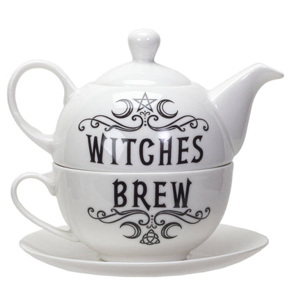 Witches Brew Tea Set for One by Alchemy Gothic UK