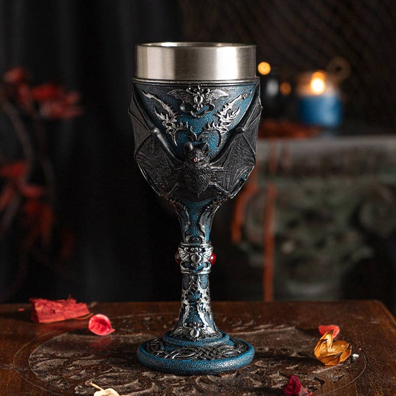 Vampire Bat Wine Goblet