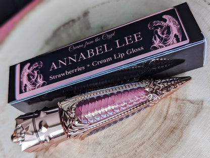 ANNABEL LEE - Strawberries and cream scented lip gloss