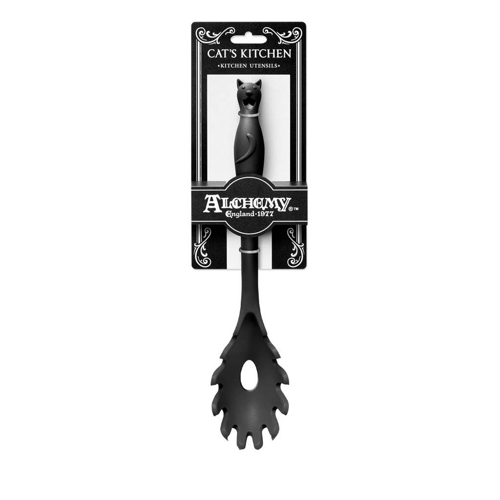 15567 Alchemy Gothic Cat's Kitchen Pasta Spoon