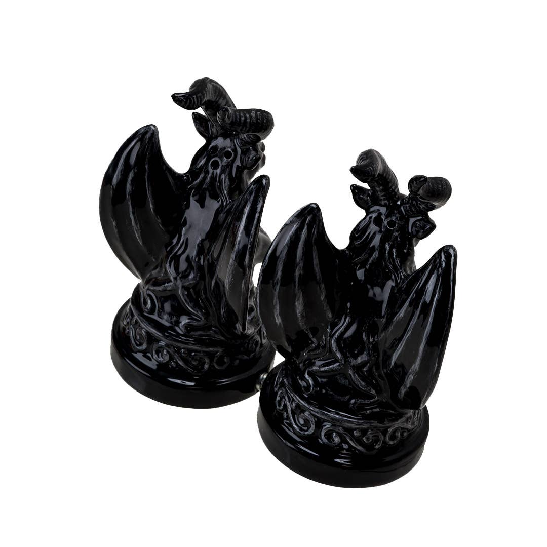 Baphomet Ceramic Salt and Pepper Shaker Set