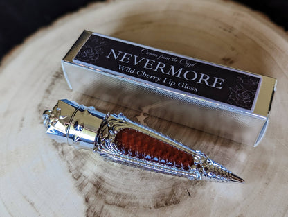 NEVERMORE - (Silver Edition) Red wild cherry lip gloss