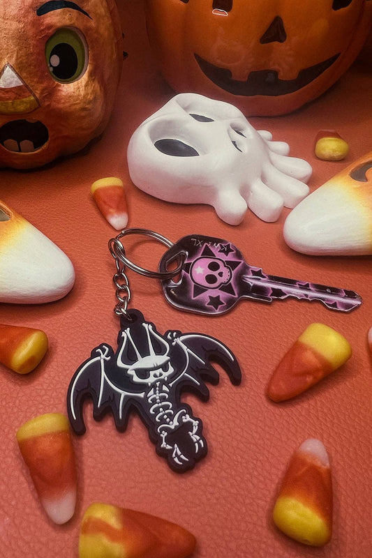 Batty Bones Keychain