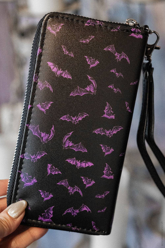 Midnight Bats Wallet [Purple]