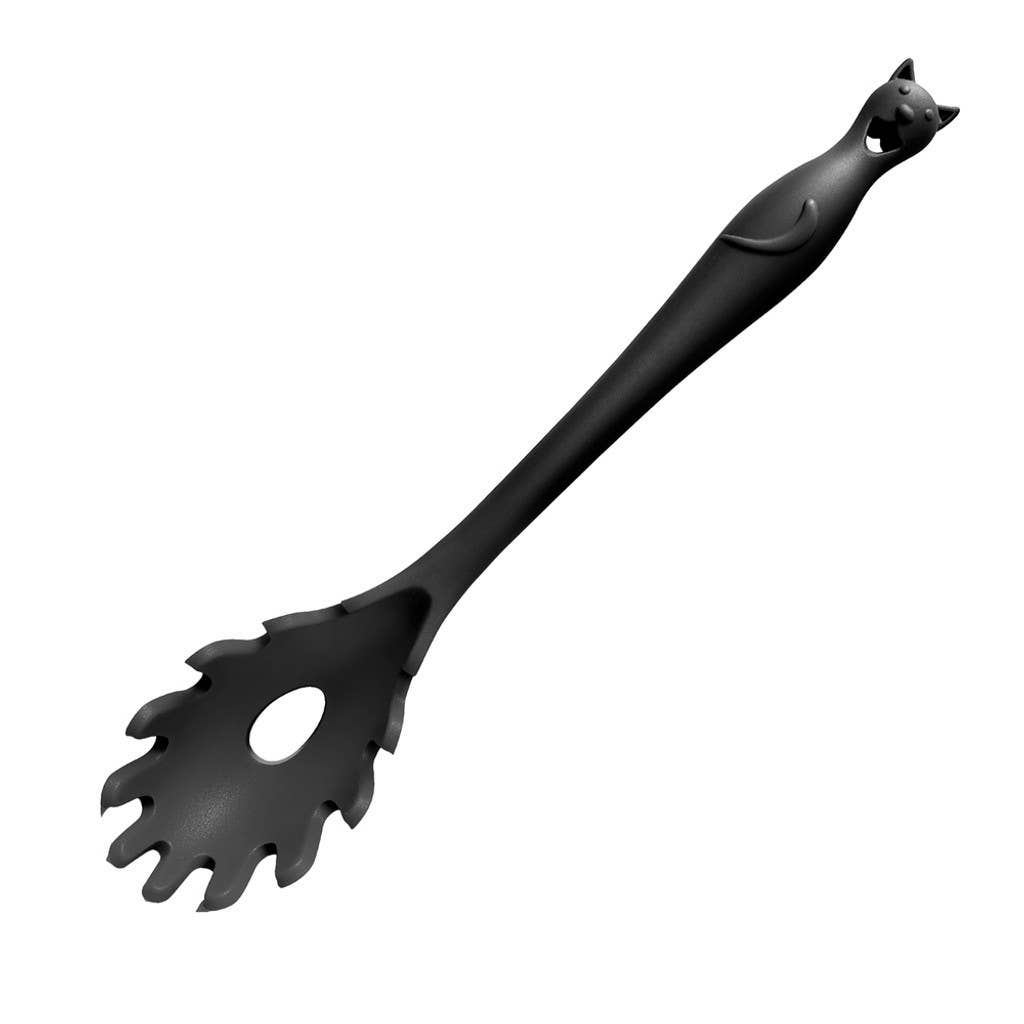 15567 Alchemy Gothic Cat's Kitchen Pasta Spoon