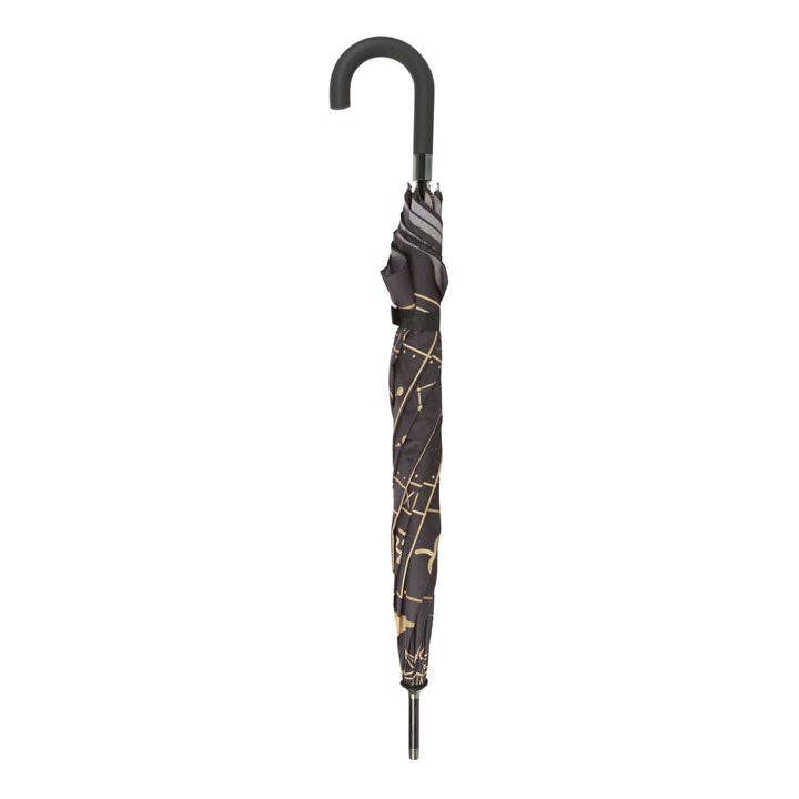 Black Astrology Wheel Zodiac Umbrella
