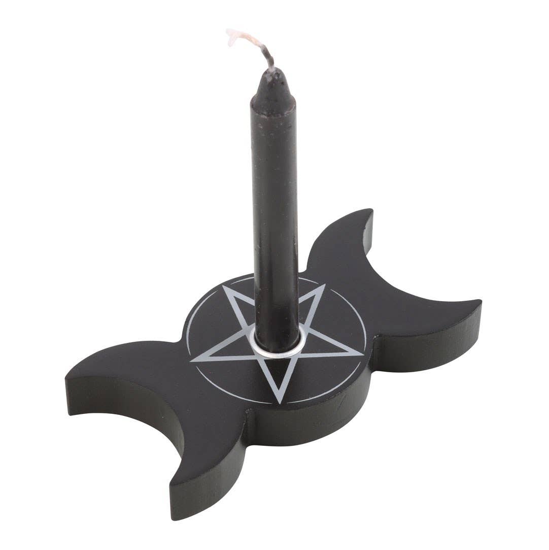 Triple Moon Spell Candleholder