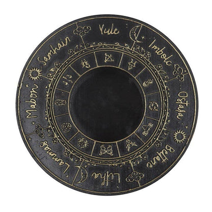 Pagan Wheel of the Year Tealight Candle Holder