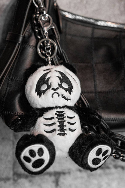 Death Metal Panda Plush Keychain