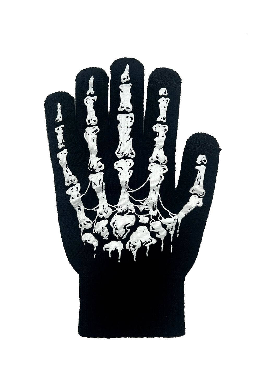 Dead Inside Skeleton Gloves [Full Finger]