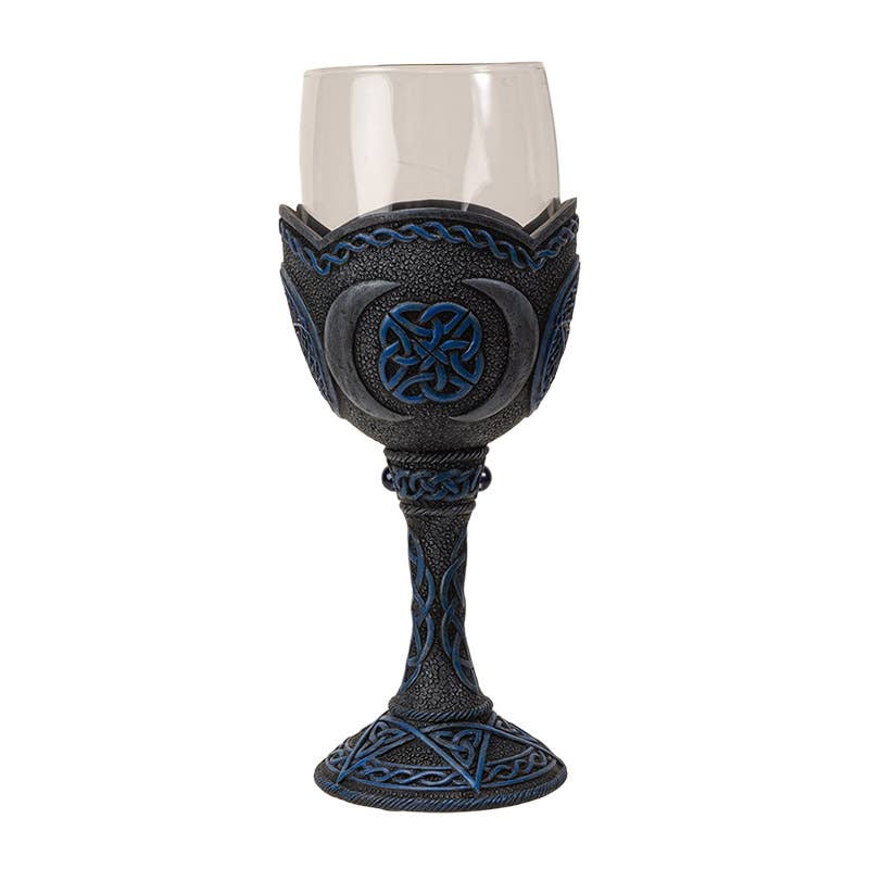 Pentagram Glass Goblet