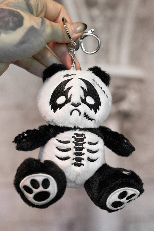 Death Metal Panda Plush Keychain