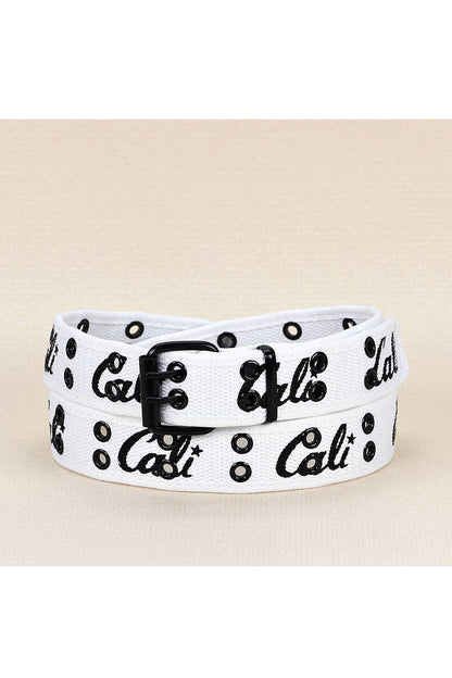 Casual Canvas Double Hole Belt
