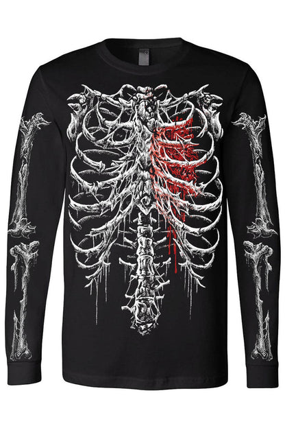 Bleeding Heart Skeleton T-shirt
