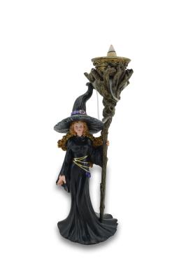 Backflow Incense Burner, Standing Witch