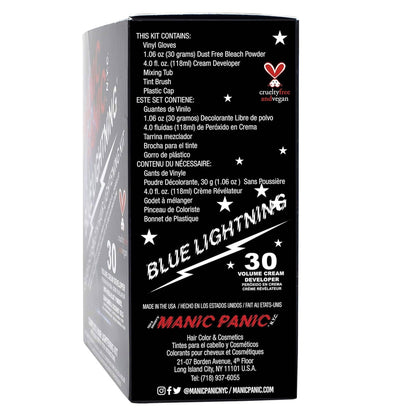 Blue Lightning® Bleach Kit - 30 Volume with Mega Blue Powder