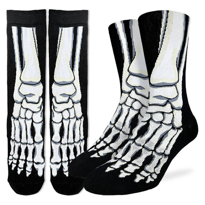 Men's Halloween, Skeleton Feet Socks