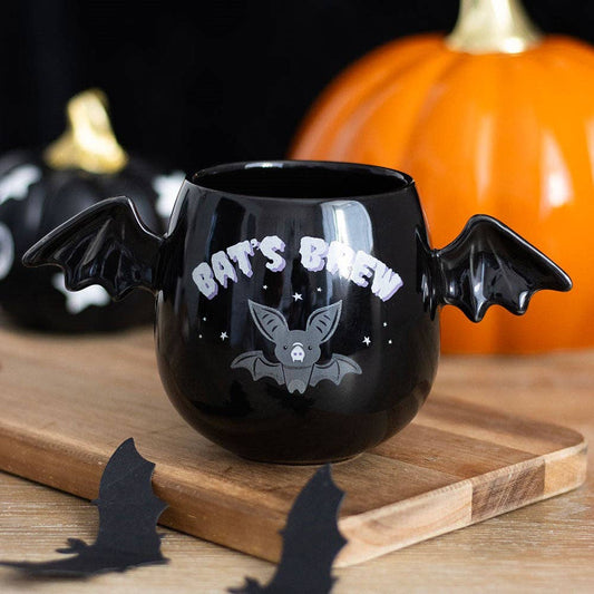 Bat's Brew Halloween Bat Wing Mug