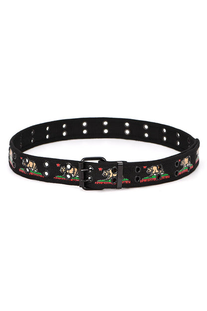 Casual Canvas Double Hole Belt