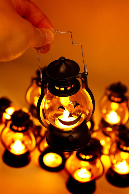 Halloween Pumpkin Head LED Jack O' Lantern with Display Box