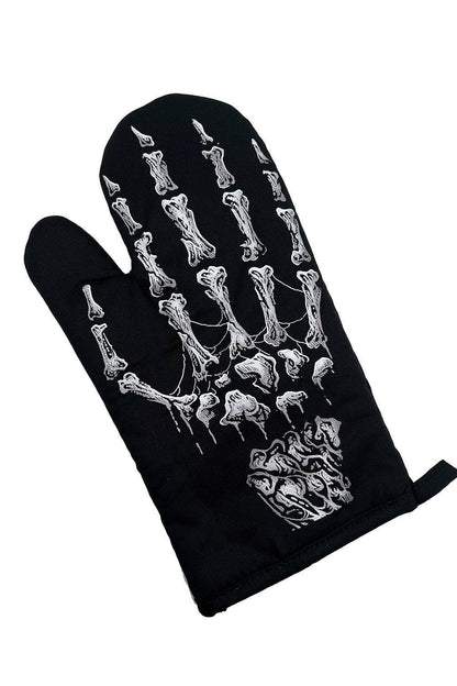 Skeleton Hand Oven Mitts [Set of 2]