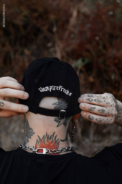 Grim Reaper Pierced Baseball Cap