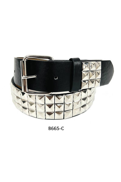 Pyramid Studded Belt