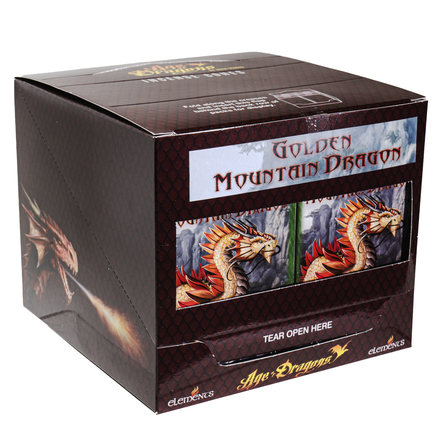 13818 Golden Mountain Dragon Incense Cones