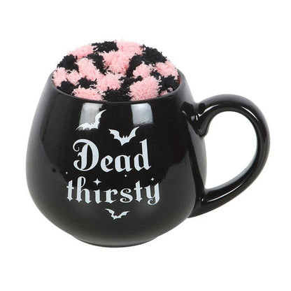Dead Thirsty Gothic Mug and Socks Set
