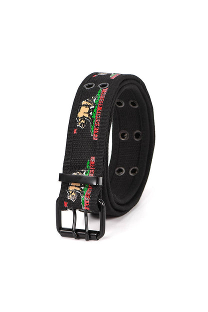 Casual Canvas Double Hole Belt