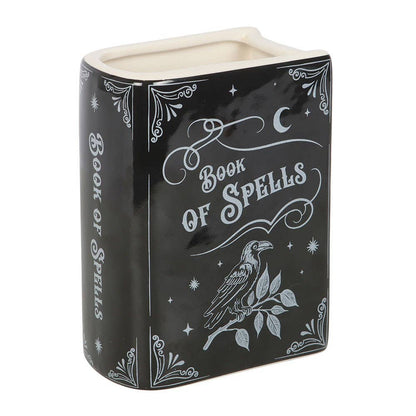 Book of Spells Book Shaped Ceramic Vase