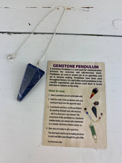Crystal Pendulums