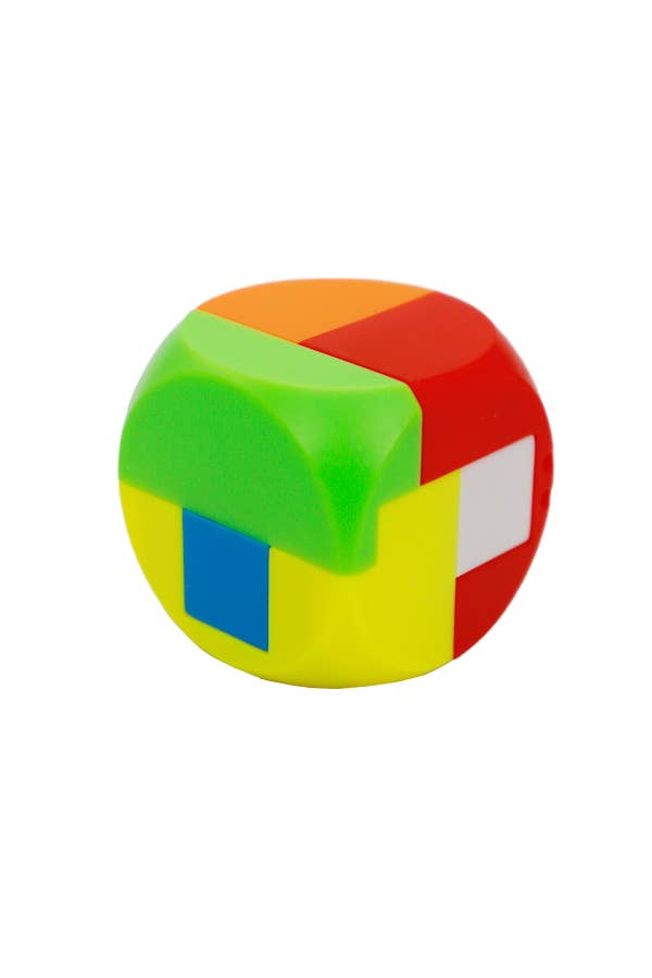 Colorful 3D Geometric Building Block Puzzle Sensory Toy