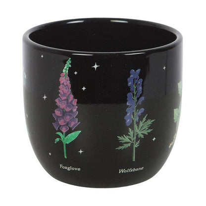Poisonous Plants Gothic Botanical Plant Pot