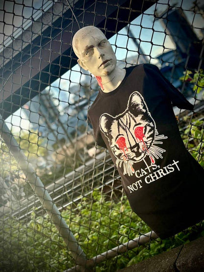 Cats, Not Christ Tee.