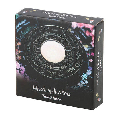 Pagan Wheel of the Year Tealight Candle Holder