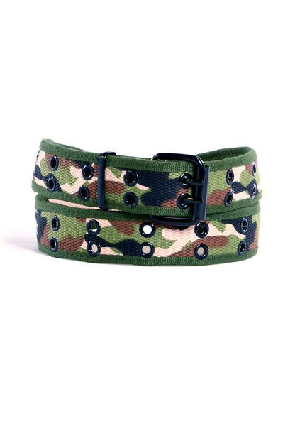 Casual Canvas Double Hole Belt