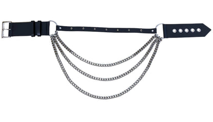 Necessary Evil Nyx Asymmetric Gothic Chain Belt