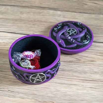 16184 Alchemist Snake Trinket Box