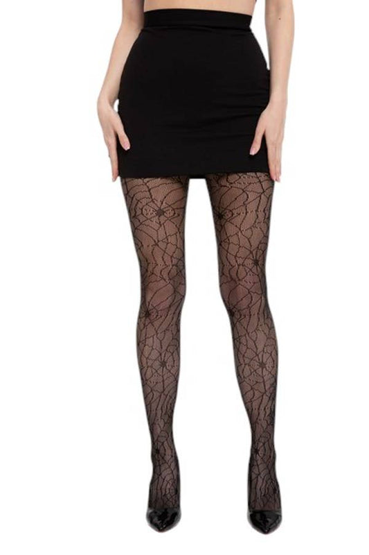 Spiderweb Lace Tights — One Size Fits Most