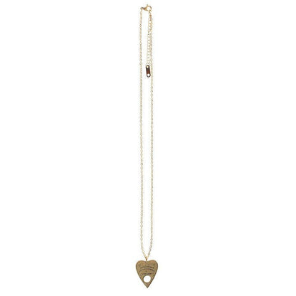 Talking Board Planchette Necklace on Greeting Card