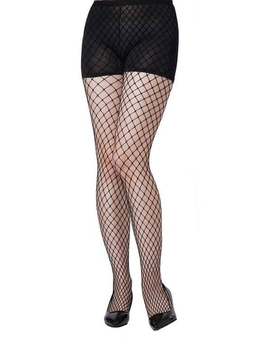 Diamond Fishnet Tights