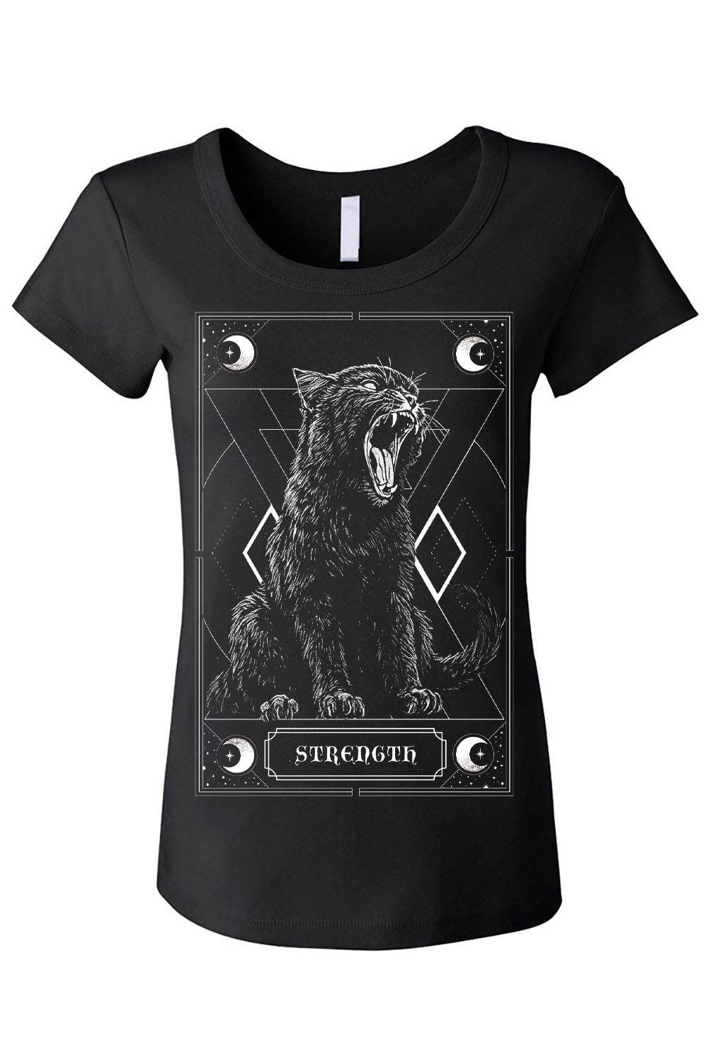 Strength Kitty Tarot Tee [Multiple Styles Available]