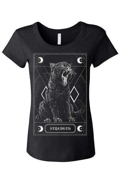 Strength Kitty Tarot Tee [Multiple Styles Available]