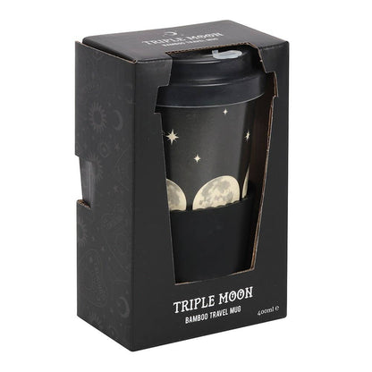 14484 Bamboo Coffee Mug With Sleeve, Triple Moon