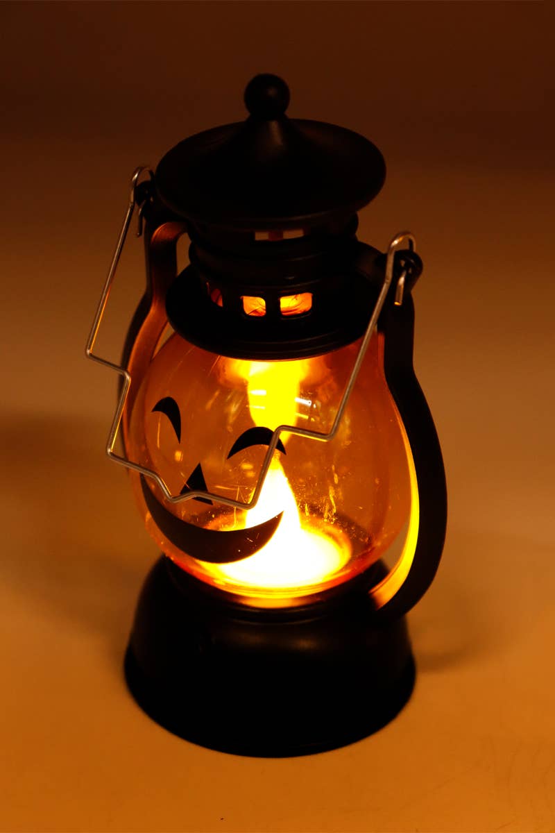 Halloween Pumpkin Head LED Jack O' Lantern with Display Box