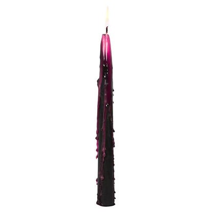 Set of 4 Pink Vampire Tears Gothic Bleeding Taper Candles
