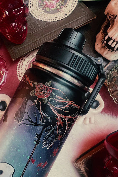 Ghost Love 24 Oz Water Bottle Tumbler