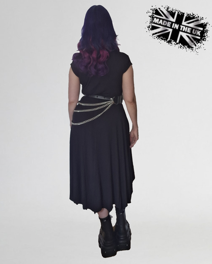 Necessary Evil Evaki Hi-Low Dress with Pockets