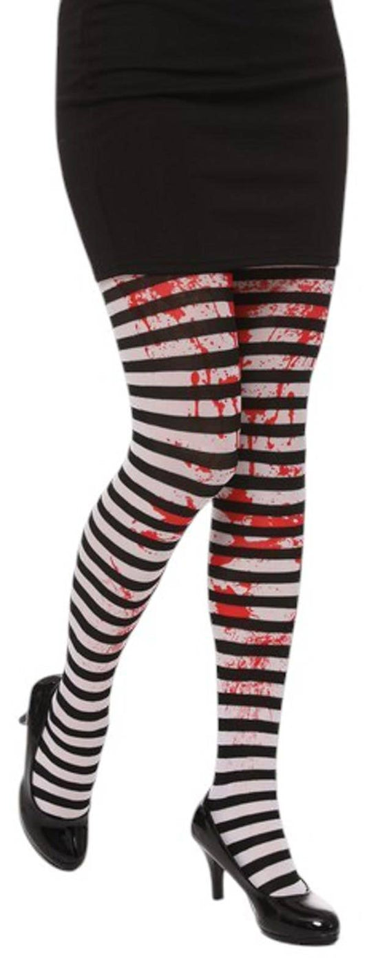 Bloody Striped Tights — One Size Fits Most